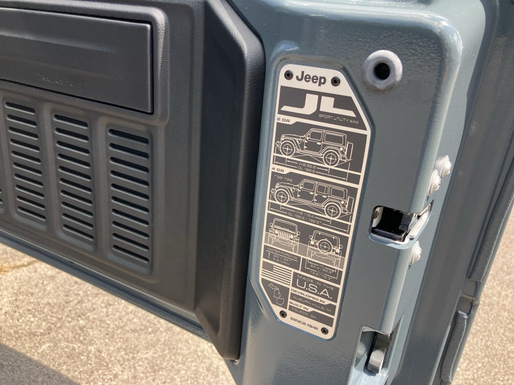 2026 Jeep Wrangler WRANGLER 2-DOOR SPORT