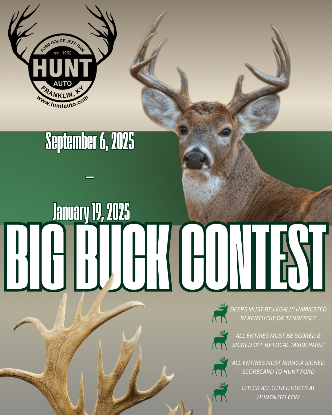 Big Buck Contest Graphic