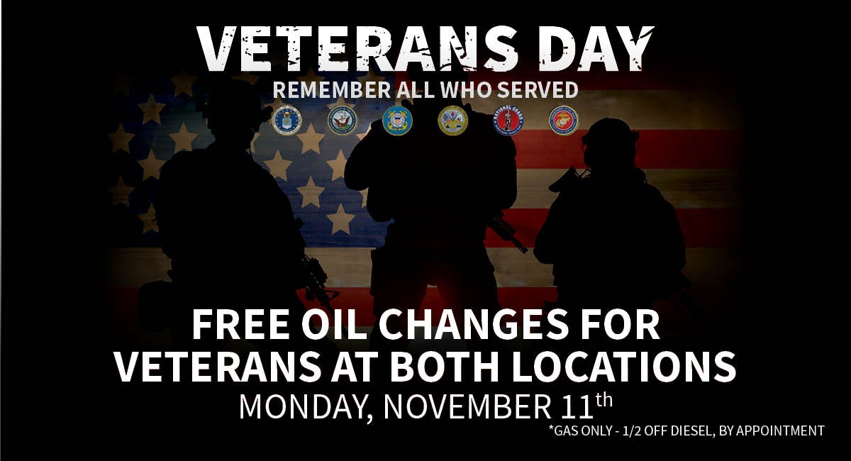 Hunt Ford Veterans Free Day Oil Changes